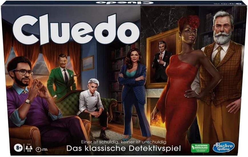 Cluedo Der Klassiker Neuauflage 2023 Cover Deutsch