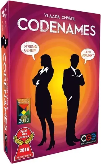 Codenames Gesellschaftsspiel deutsch cover