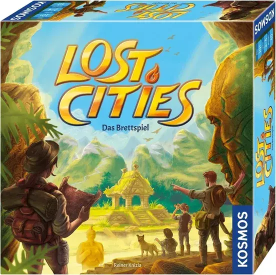 Lost Cities Brettspiel Cover Deutsch